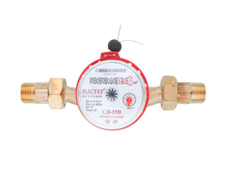 Счетчик воды МАСТЕР МЕТРОЛОГ СВ-15В класс "В" соед комплект с обратным клапаном [56492]