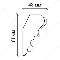 Карниз орнаментальный SK158