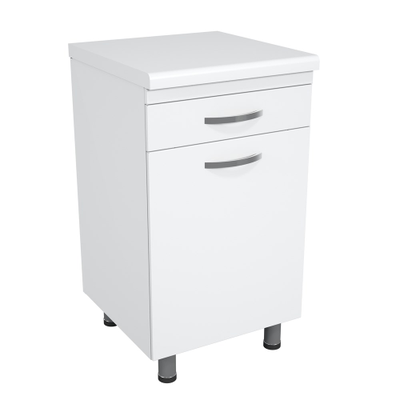 Тумба металлическая с ящиками на опорах ТМЯ-1.0