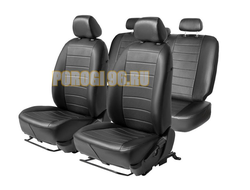 Авточехлы экокожа, строчка для  Lada Largus / Largus Cross Sw, (40/60), 2021-