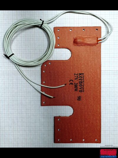 Гибкая нагревающая пластина 200 Вт 27 В (135*270) (терм.90) Keenovo