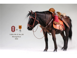 Монгольский конь лошадь фигурка 1/6 Scale Liaodong Mongol Cavalier Horse Animal Model Toy M002 Mr.Z