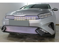 Защита радиатора KIA Cerato 2021- chrome низ