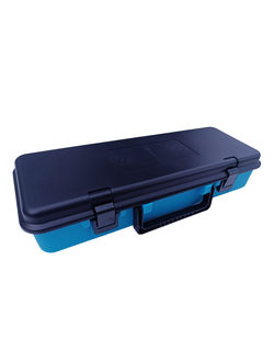 Ящик рыболовный "ПРОФИ M" для мелочей 40х15х8см/ цвет синий