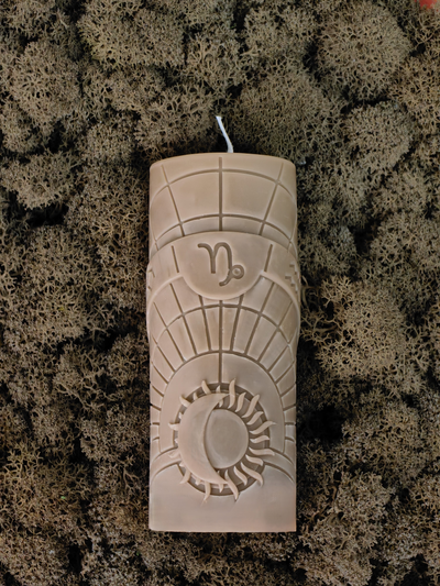 Свеча зодиакальная "Козерог" стихия земля