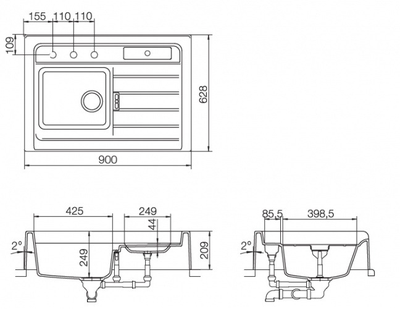 Мойка Schock Grando 90