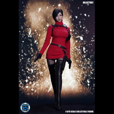 Ада Вонг (Resident Evil 4 Remake) - Коллекционная ФИГУРКА 1/6 Sexy Female Agent (SET087 + S09C) - SUPER DUCK