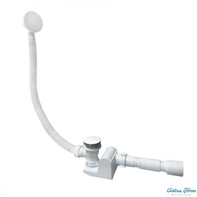 Astra-Form Слив-перелив click-clack, белый глянцевый покрытие ГЕЛЬ