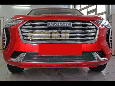 Защита радиатора Haval Jolion 2020- black низ