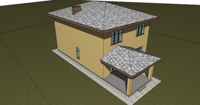 Двухэтажный дом с четырьмя спальнями 191м² (S83)