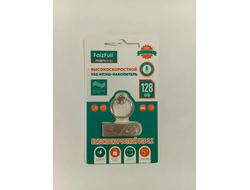 Флешка 128 ГБ 2в1 USB to Type-C FaizFull МОДЕЛЬ:U-22 (4 В)