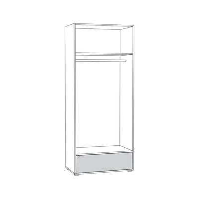 Шкаф для одежды Вуди 13.138