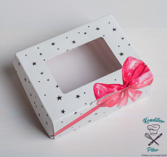 Коробка складная «Подарок», 10 × 8 × 3.5 см