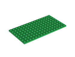 Plate 8 x 16, Green (92438 / 4610602)
