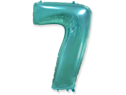 Фольгированная цифра - Бирюза