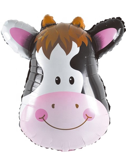 Шар 34"/86 см "Голова коровы"