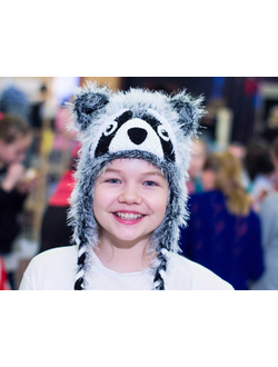 Шапка Енот пушистый