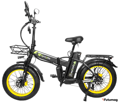 Электровелосипед SYCCYBA H1 (F10) DUAL 23AH желтый