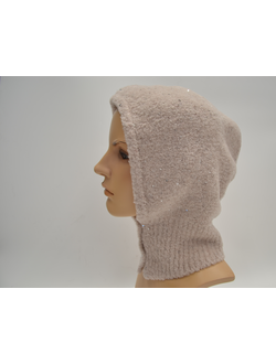 Капюшон женский вязаный Италия Vizio кашемир