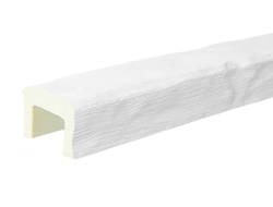 Декоративная балка из полиуретана Country Decor (WOOD LOOK) Б1 (60х90) белый