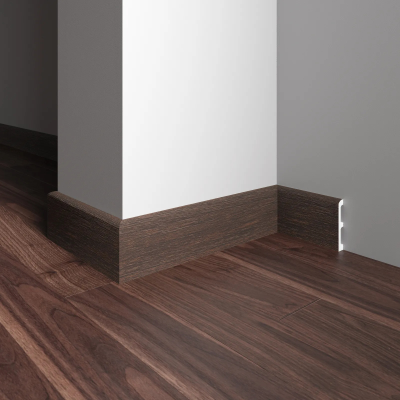 Напольный плинтус Decor-Dizayn 706-73SH, влагостойкий, ударопрочный, 2,4 метра