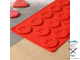 Форма для льда и шоколада Доляна «Новогодние кружочки», 29,8×17,5 см, 14 ячеек (d=5 см), цвет красный