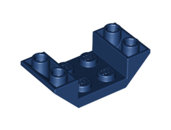 Slope, Inverted 45 4 x 2 Double with 2 x 2 Cutout, Dark Blue (4871 / 4261784)