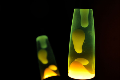 Лава-Лампа желтая, 35 см