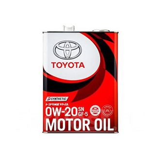 Масло моторное TOYOTA MOTOR OIL SN 0W20 4л ж/б