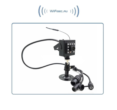 Охранная IP WiFi-LAN видеокамера с ночным видением и аудиоканалом, встроенный DVR. Full HD (CamHi)