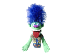 Логопедическая кукла-перчатка Тролль Цветан (управляется рот и язык), 57 см