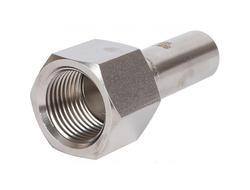 Вставка ROMMER переходная НПр-ВР, 15х1/2, из нержавеющей стали прессовой