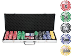 Набор для покера "NUTS" на 500 фишек