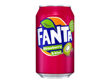Фанта Клубника и киви ( Fanta Strowberry Kiwi), Германия/Дания, объем 0.33 л.