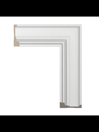 Наличник Ultrawood N 8185 i, архитектурный ЛДФ, грунт под покраску, (2000x89x25 мм).