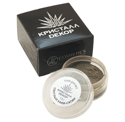 Тени для век "Светлый хаки-сатин", Кристалл Декор, 1,5 гр