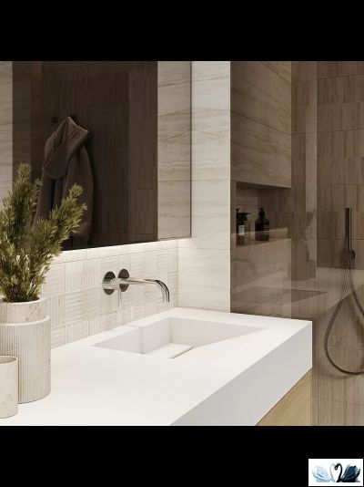 Плитка Gracia Ceramica Rhodes beige 02 25x60 настенная