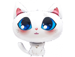 Шар Фигура Котенок Белый
