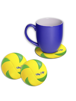 ПОДСТАВКИ ПОД СТАКАН "ЛИГА ЧЕМПИОНОВ" (2 ШТУКИ)