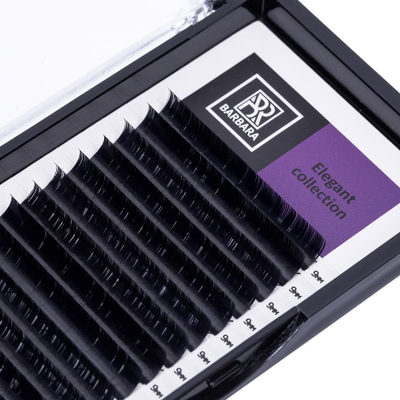 Ресницы чёрные BARBARA «ELEGANT» - Одна длина (16 линий)