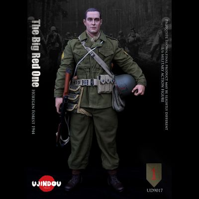Американский боец 1-ой пехотной дивизии (Битва в Хюртгенском лесу, 1944 г) - КОЛЛЕКЦИОННАЯ ФИГУРКА 1/6 The Big Red One U.S. Army Infantryman H?rtgen Forest 1944 (UD9017) - Ujindou