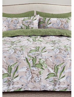 Постельное белье Cleo полутороспальное сатин 145х215х1 150х220х1 70х70х2 15/756-SL