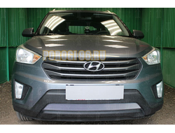 Защита радиатора Hyundai Creta 2016-... chrome