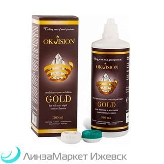 Раствор для контактных линз OK Vision Gold (раствор для линз Окей Вижен Голд)