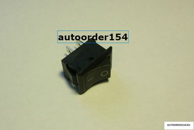 Выключатель клавиша чёрная &quot;малая&quot; 2 положения, 2 контакта 03000091