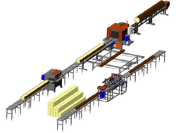 Тонкомерная линия лесопиления № 2 с горбыльным станком, от