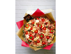 Букет "Красный колбасный"