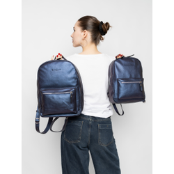 Женский кожаный рюкзак Anzolla Premium indigo (арт. 
3040-56)