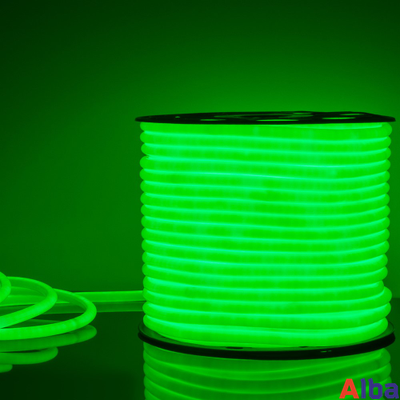 Неон круглый 220V Зеленый D16мм