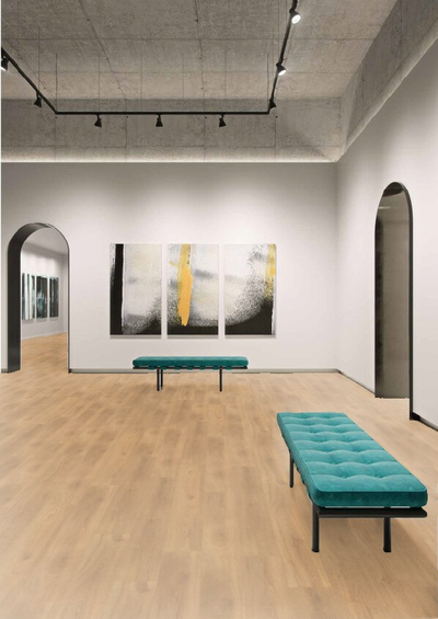 Ламинат Wineo Дуб Баланс Коричневый LA181MV4 в интерьере